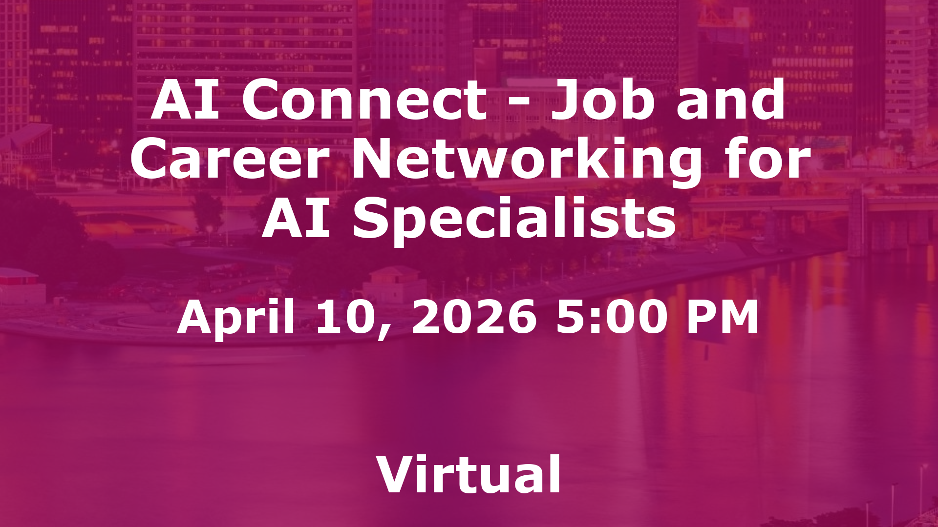 AI Connect - Job and Career Networking for AI Specialists event image